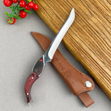 Portable Picnic Straight Knife – Compact Folding Paring Knife with Straight Blade & Ergonomic Handle