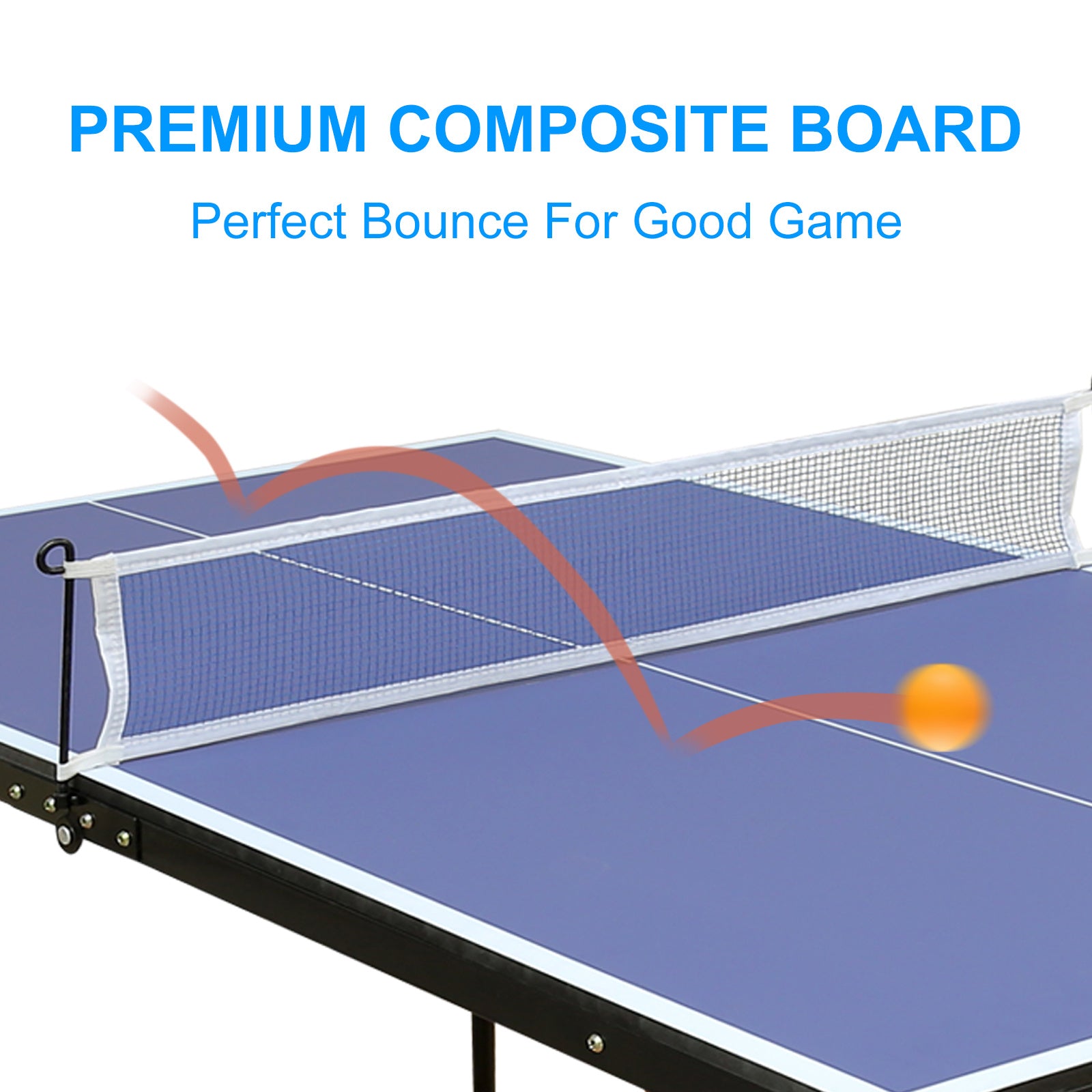 Folding Portable Table Tennis Table Set with Net, Paddles & Balls – Compact Indoor & Outdoor Game Table 🏓🎯