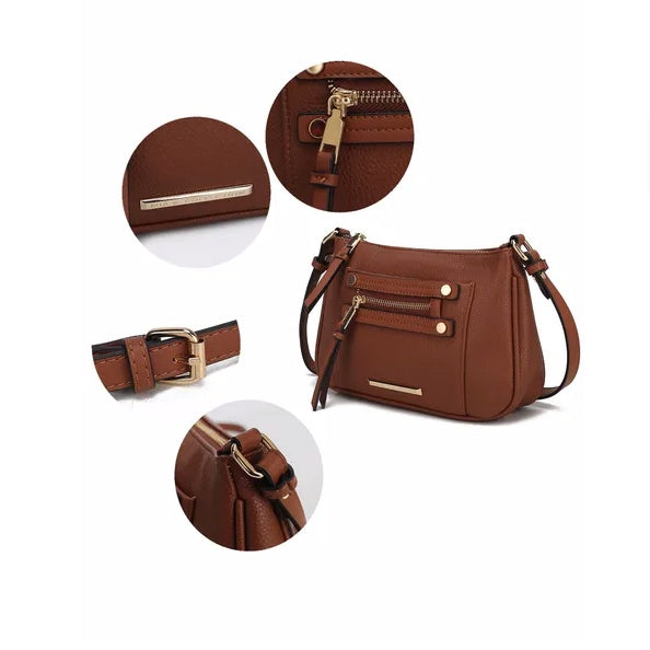 MKF Collection Essie Crossbody Handbag – Vegan Leather Women’s Purse by Mia K