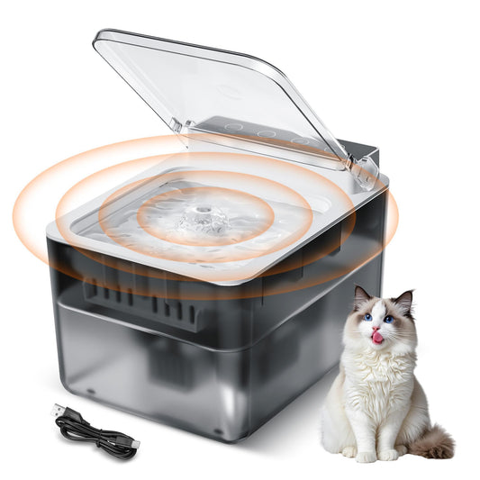 Wired Automatic Pet Fountain – Smart Dog & Cat Water Dispenser with Automatic Sensing Function for Continuous Fresh Hydration