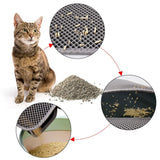 Kitty Cat Litter Mat – Honeycomb Double-Layer Waterproof Non-Slip EVA Cat Litter Pad, Washable Trapping Design for Cats & Puppies