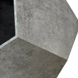 25.98" Modern Pet Furniture – Cat Rack, Side Table & Flower Pot Stand in Cement Gray Multifunctional MDF Design