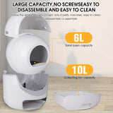 Smart Automatic Cat Litter Box – Self-Cleaning with App Controls, 4G WiFi Connectivity & Double Deodorization System