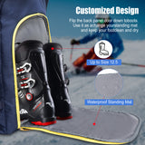 50L Ski & Snowboard Backpack - Waterproof Travel & Hiking Pack for Winter Sports