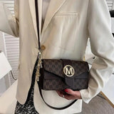 Women’s Stylish PU Leather Shoulder Bag – Simple Flap Crossbody Purse & Handbag
