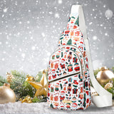 Christmas Holiday Chest Bag 🎄 Festive Crossbody Sling Bag for Travel, Gifts & Parties