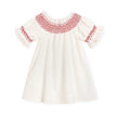 Infant Baby Girl Valentine’s Day Dress ❤️ White Lace with Red Embroidery (111 karakter ✅)