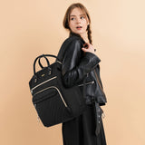 YAMTION High-Quality Women’s Laptop Backpack – Oxford Fabric, Soft-Shell, Multi-Compartment Bookbag for College, Travel & Office 👜