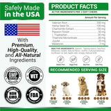 2-Pack Hemp Calming Chews for Dogs – Advanced Anxiety & Stress Relief Treats with Melatonin & Hemp Oil