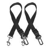 2PCS Pet Dog Seat Belt Leash – Adjustable Nylon Car Safety Leads for Dogs & Cats, Secure Vehicle Travel Harness Strap