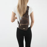 Storage Sling Travel Bag 🎒 Water-Resistant Crossbody Chest Bag with Earphone Hole – For Men & Women