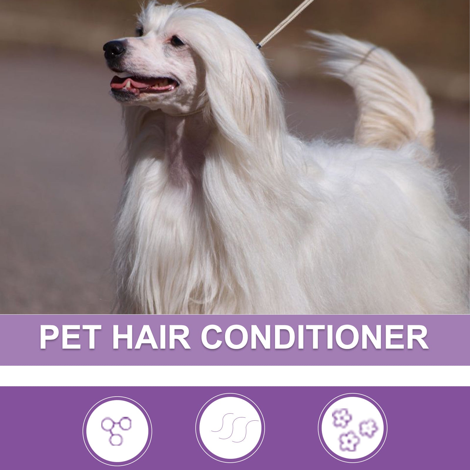 Pet Hair Care Cream – Anti-Tangle & Softening Formula for Fluffy, Smooth Fur Without Static