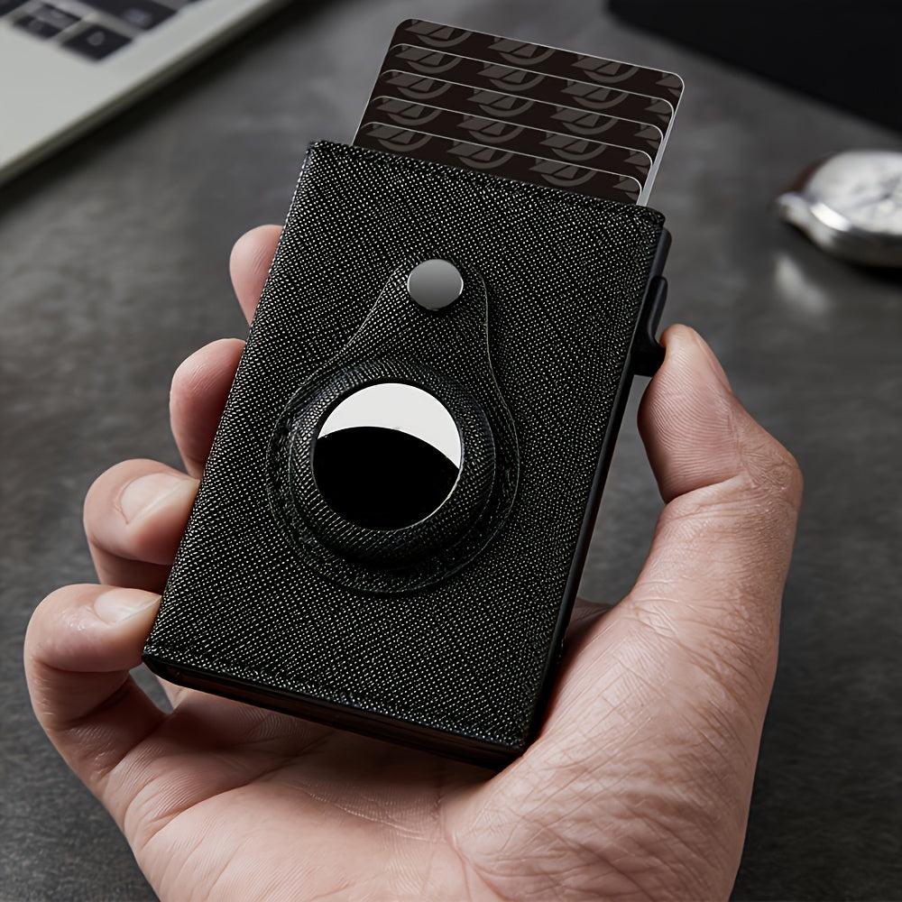 Sleek & Secure Men’s AirTag Wallet