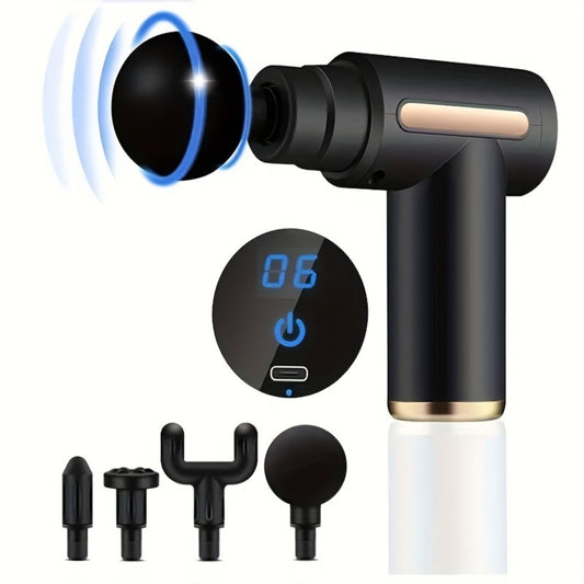 Portable Mini Fascia Gun with USB Rechargeable Battery