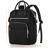 YAMTION High-Quality Women’s Laptop Backpack – Oxford Fabric, Soft-Shell, Multi-Compartment Bookbag for College, Travel & Office 👜
