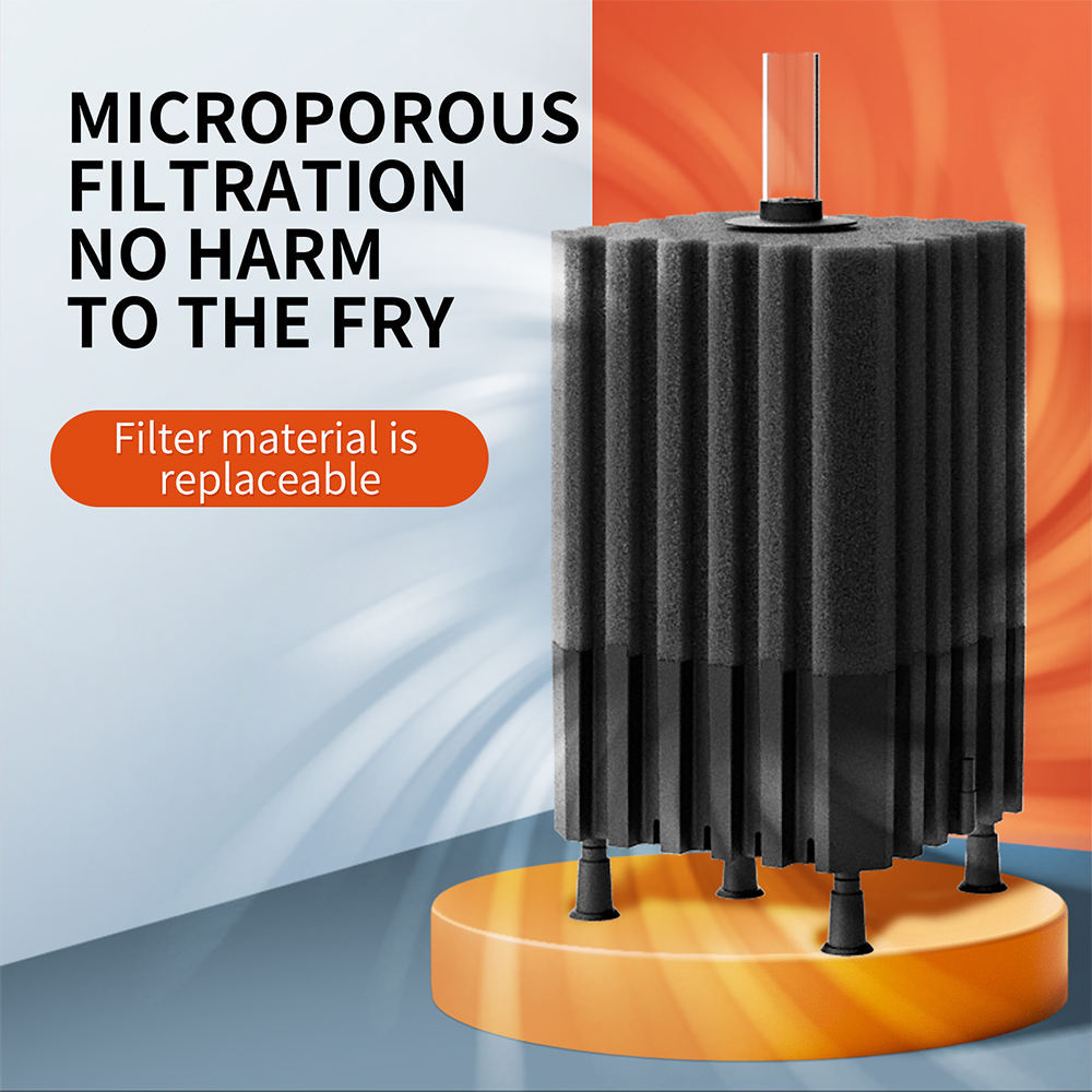 Square Water Fairy Small – Compact Aquarium Filter, Silent Water Circulation & Purification System for Fish Tanks