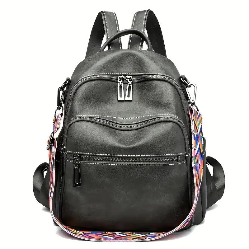 Convertible Purse for Women 👜 Faux Leather Shoulder Handbag, Satchel & Travel Backpack