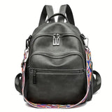 Convertible Purse for Women 👜 Faux Leather Shoulder Handbag, Satchel & Travel Backpack