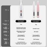 2025 Rechargeable Pet Paw Trimmer – Quiet Cordless Clippers with LED Light, Waterproof & Professional Grooming Kit for Dogs & Cats