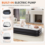 Queen Air Mattress with Built-in Pump - 18" Double-Height Inflatable Guest Bed