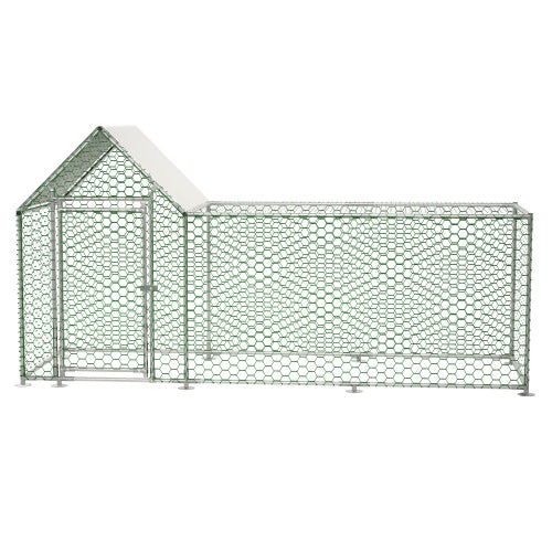 Poultry Habitat Cage – Secure Enclosure with Lid for Chicken Coop, Ducks & Small Animals, Outdoor Steel Wire Habitat