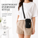 Compact Nylon Crossbody Phone Bag for Women – Lightweight Mini Purse with Adjustable Strap