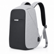 Premium Anti-Theft 15.6-Inch Laptop Backpack with USB Charging – Light Grey