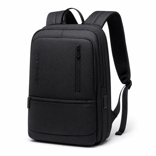 Expandable 15.6" Laptop Backpack – 12L–22L Business & Travel Bag with USB-C & USB-A Charging Ports