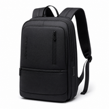 Expandable 15.6" Laptop Backpack – 12L–22L Business & Travel Bag with USB-C & USB-A Charging Ports