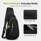 Lightweight Crossbody Sling Bag – Compact Travel Chest Pack with Smart Storage
