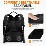 Large Laptop Backpack for 15.6–17.3 Inch Laptops – Water-Resistant Travel, College & Work Backpack with Luggage Strap