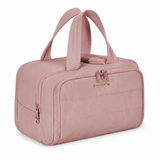Large Travel Toiletry Bag for Women – Wet & Dry Organizer with Wide Opening & Makeup Storage