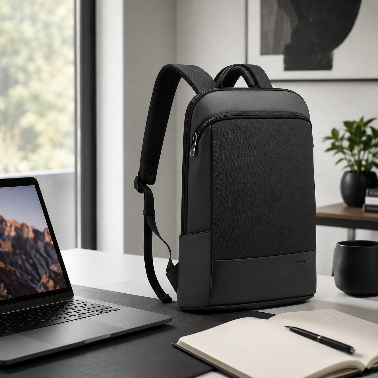 17-Inch Super Slim Anti-Theft Laptop Backpack – Water-Resistant Business & Travel Bag