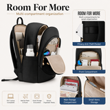 Women’s 15.6" Laptop Backpack – Large Capacity Work, College & Travel Bag