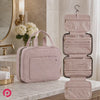 Premium Hanging Toiletry Bag with 360° Hook & Clear Travel Compartments