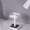 Toothbrush & Toothpaste Holder – 3-Slot Bathroom Organizer with Cup & Cover