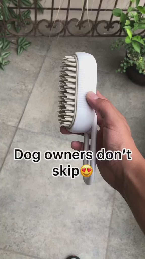 3-in-1 Electric Pet Brush – Grooming, Massage & Hair Removal