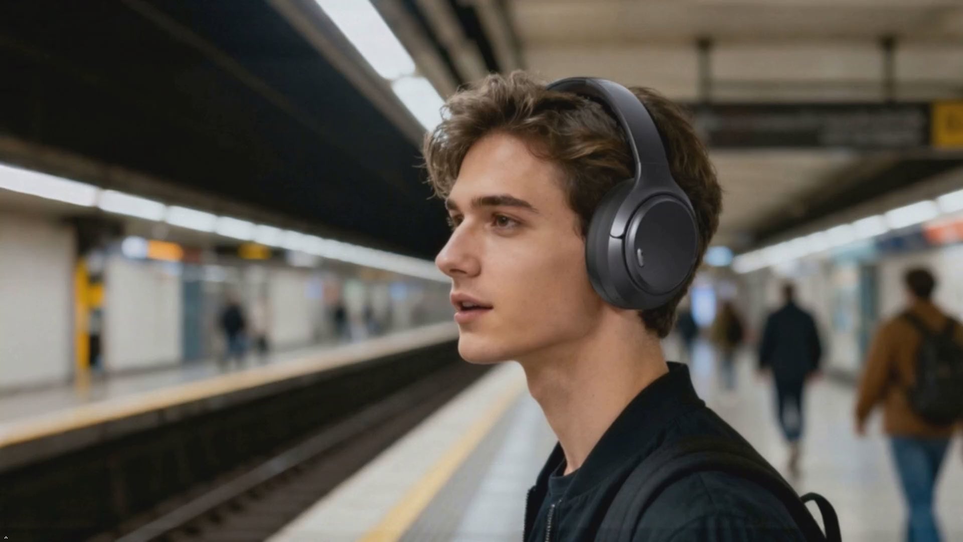 A18 Pro Hybrid Active Noise Cancelling Headphones – Bluetooth 6.0, 120H Playtime, 6-Mic ENC & Hi-Res Audio (Black)