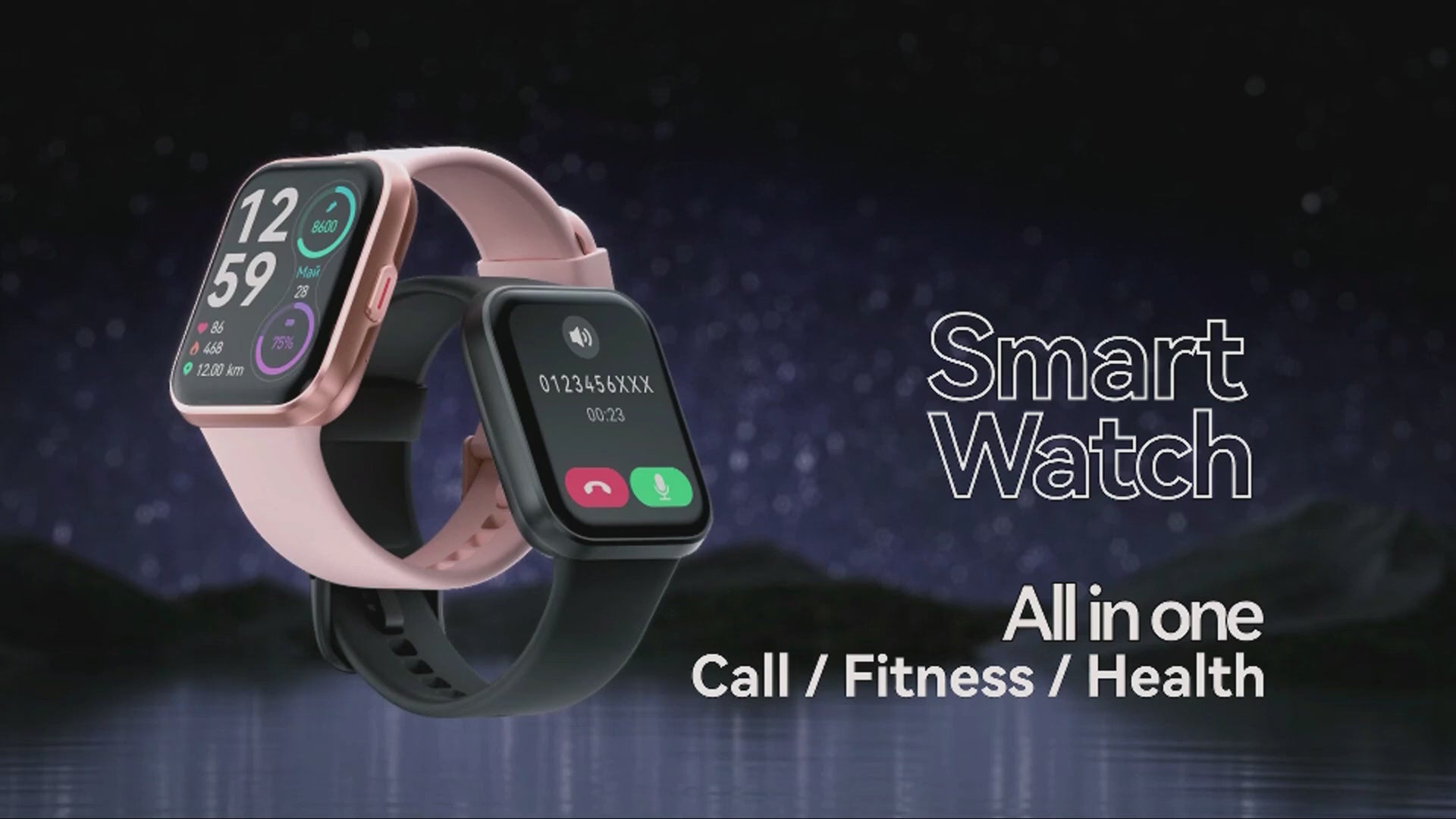 Pro Series 8 Smart Watch with Alexa Built-in & Bluetooth Calling – 1.8" HD Screen, 100+ Sports, SpO2 & Heart Rate Monitor