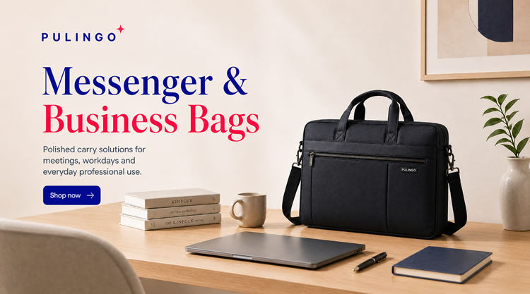 PulinGO messenger and business bags for meetings, workdays and professional everyday carry