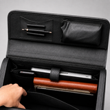17-Inch Executive Rolling Laptop Briefcase with Wheels & Combination Locks