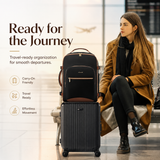 40L Premium Carry-On Travel Backpack with Packing Cubes – TSA-Friendly 17" Laptop Backpack