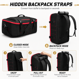 65L Tactical Duffle Backpack – Large Water-Resistant Travel & Gym Bag