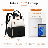 Large Laptop Backpack for 15.6–17.3 Inch Laptops – Water-Resistant Travel, College & Work Backpack with Luggage Strap