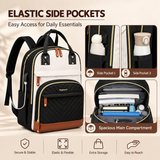 Women’s Premium Laptop Backpack 15.6” – USB Charging, Large Organizer Work & Travel Bag
