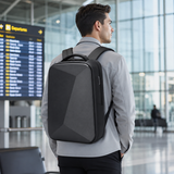 Expandable Hard Shell Anti-Theft Laptop Backpack – 15.6” Business Travel Bag with TSA Lock & USB Port